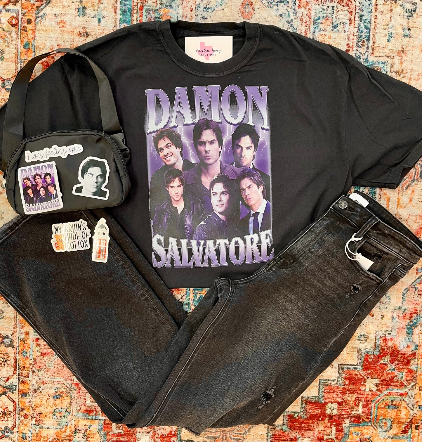 Damon Salvatore T-Shirt - TVD The Vampire Diaries