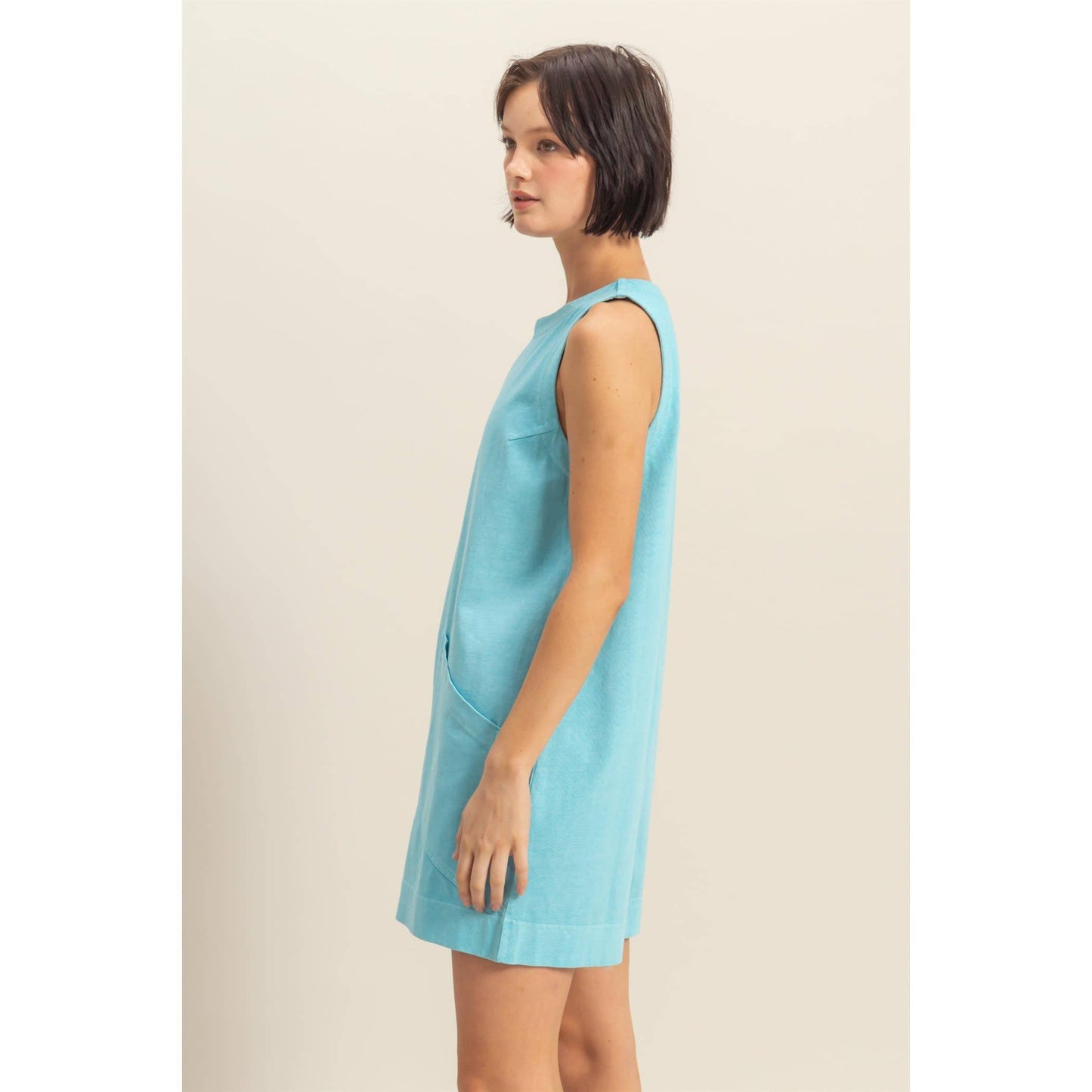 Maddie - Pocket Detail Sleeveless Comfy Romper
