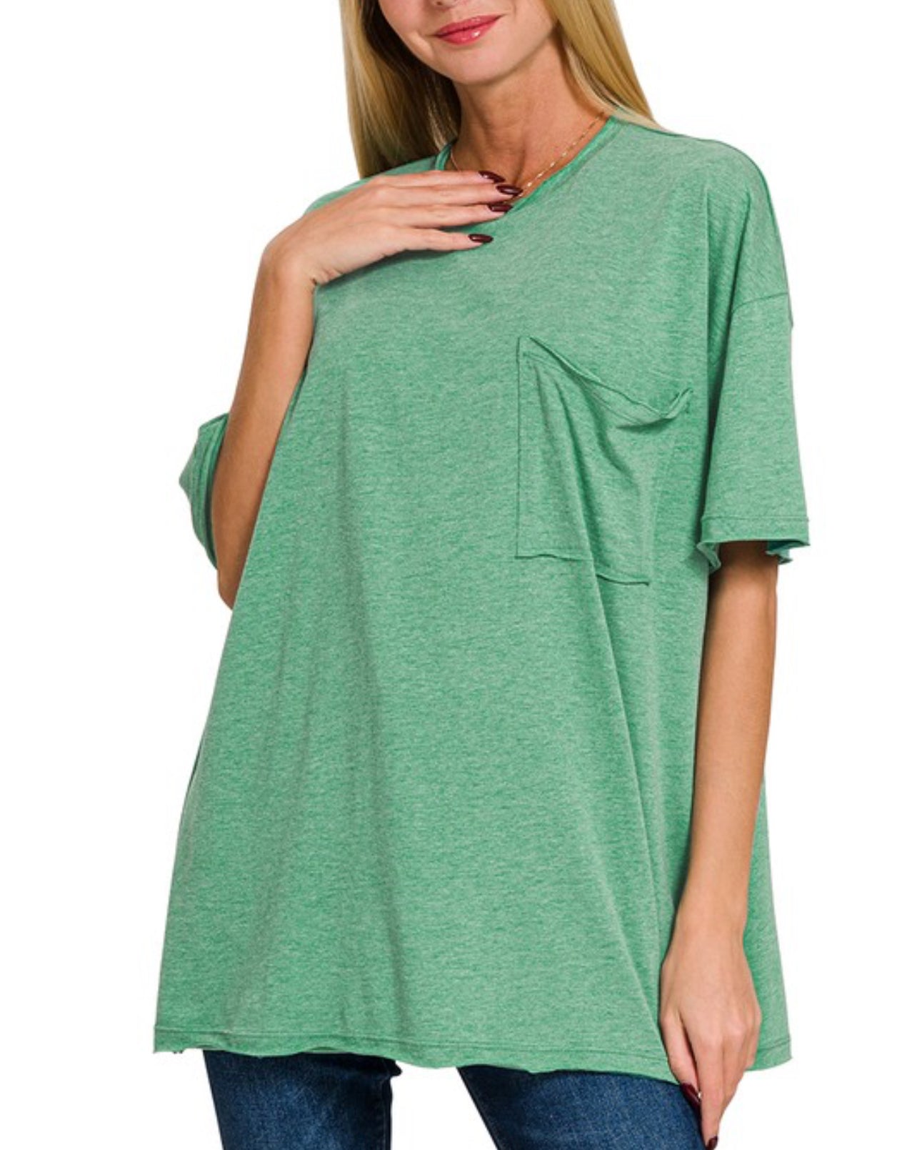 Heather Green Boyfriend tee