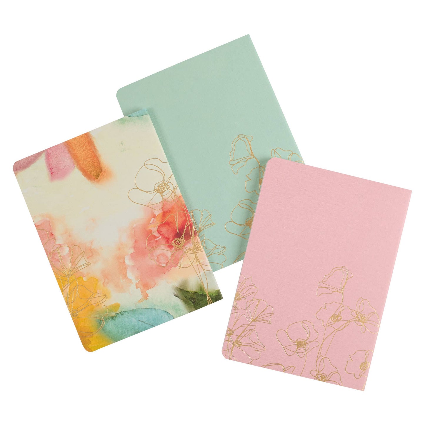 Notebook Set 3pc White Great, Blue Mercies, Pink Thy Mercy