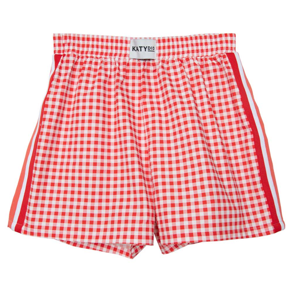 Red Plaid Cute Women's Boxer Shorts