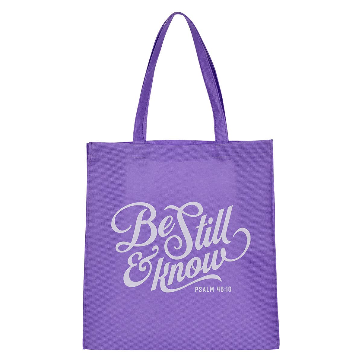 Tote Purple Be Still & Know Ps. 46:10