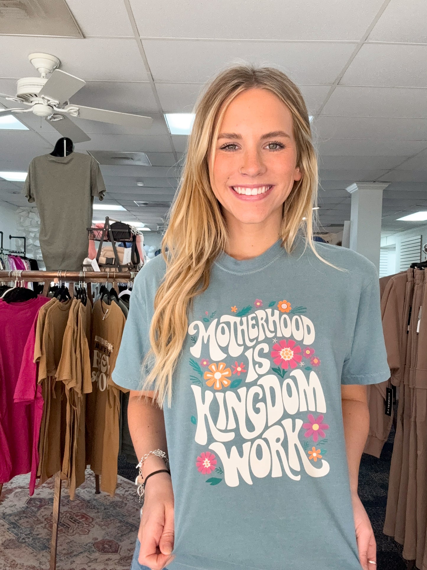 Motherhood is Kingdom Work Tshirt