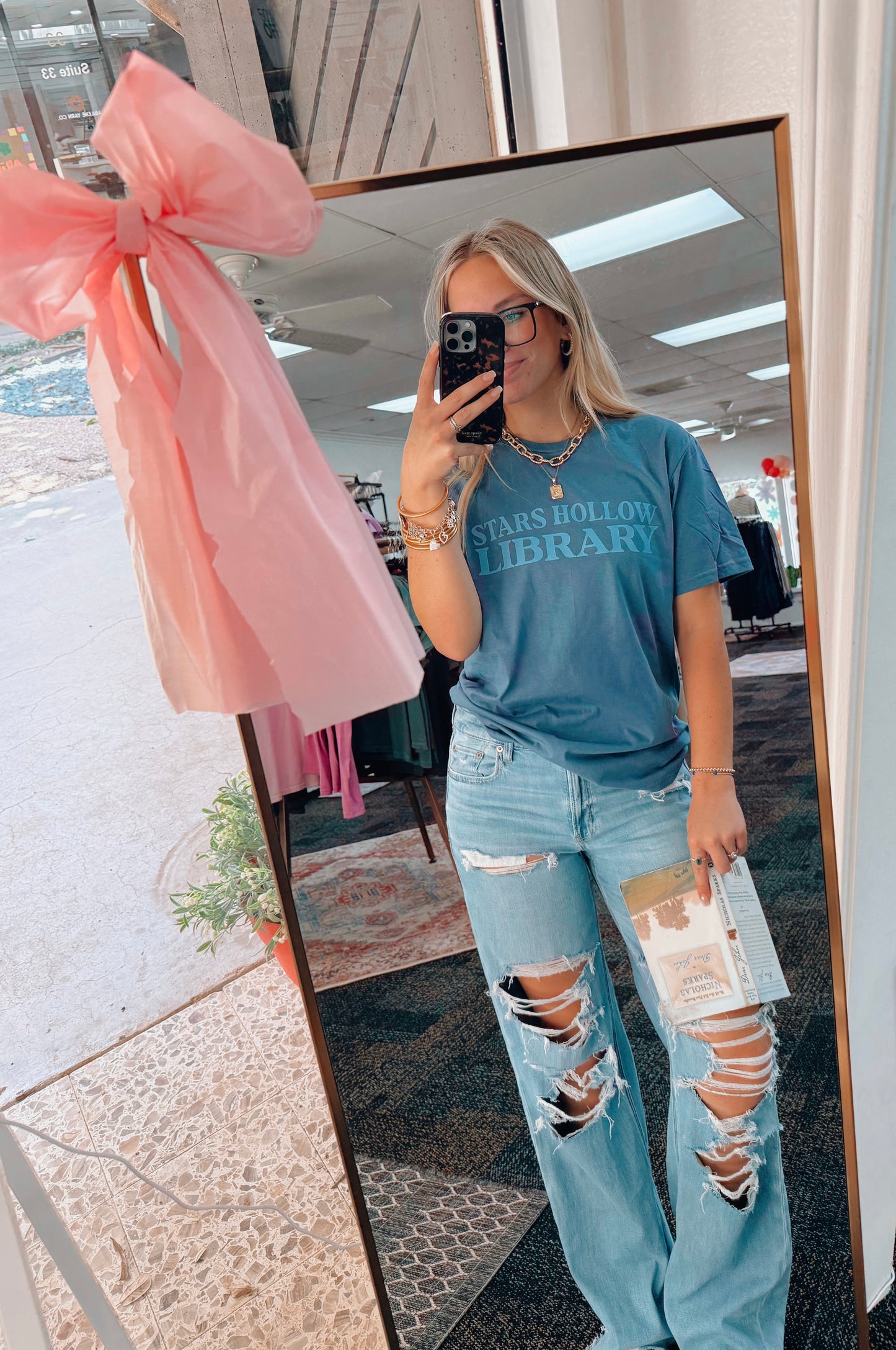 Stars Hollow Library Tee