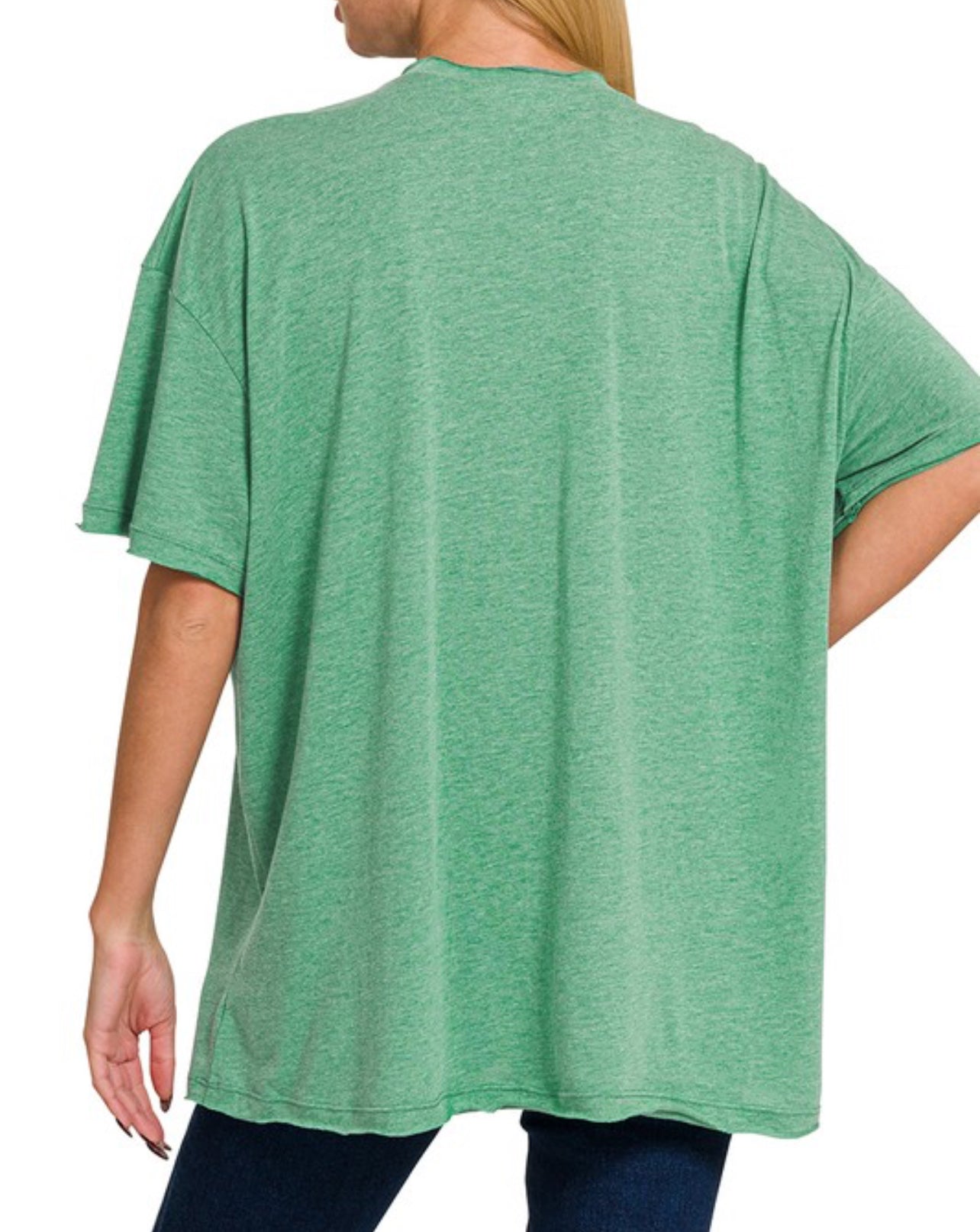 Heather Green Boyfriend tee