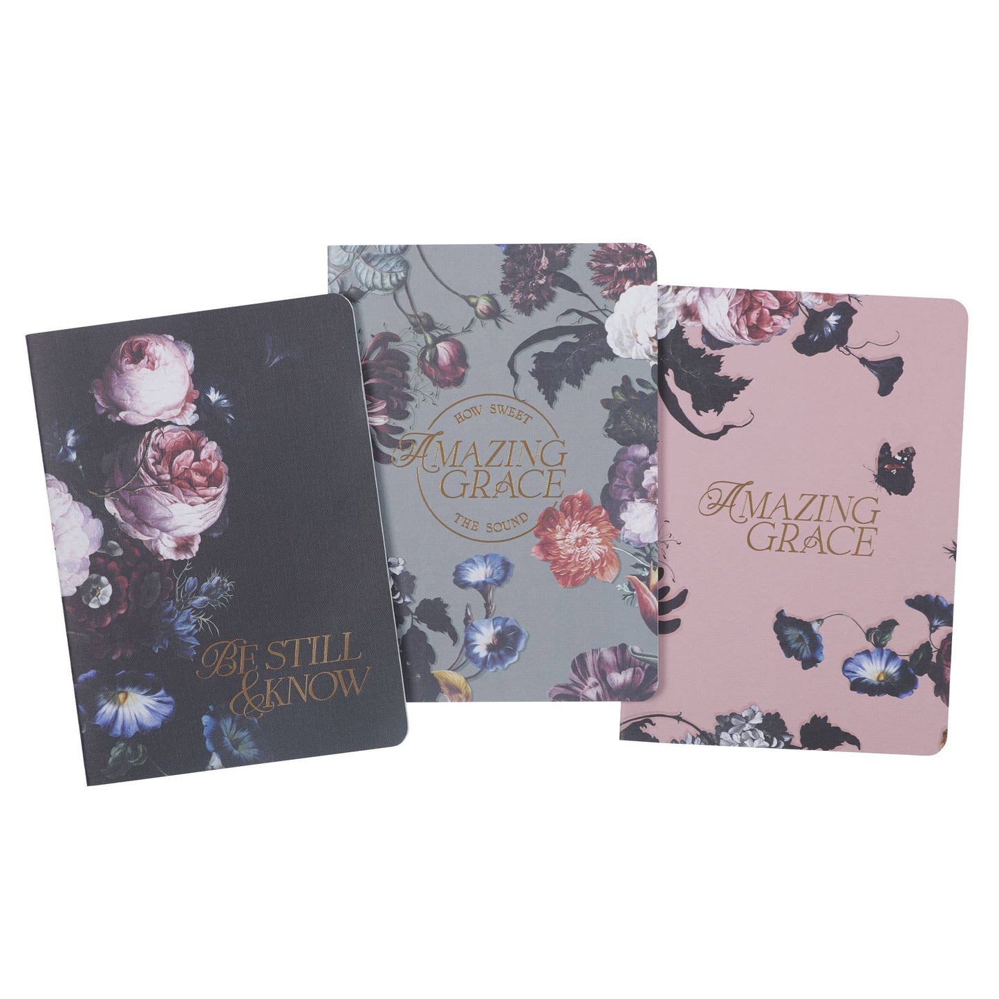 Be still and know Notebook Set 3pc Amazing Grace