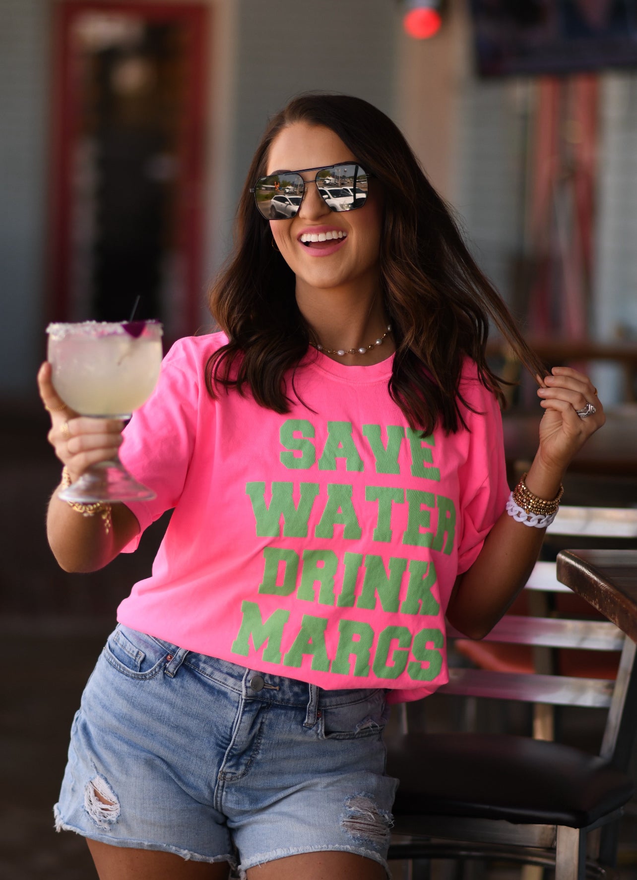 Save Water Drink Margs Tee