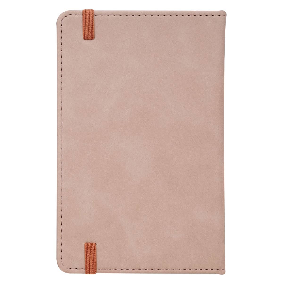 Small Notebook with Elastic Closure Faux HC Pink Trust