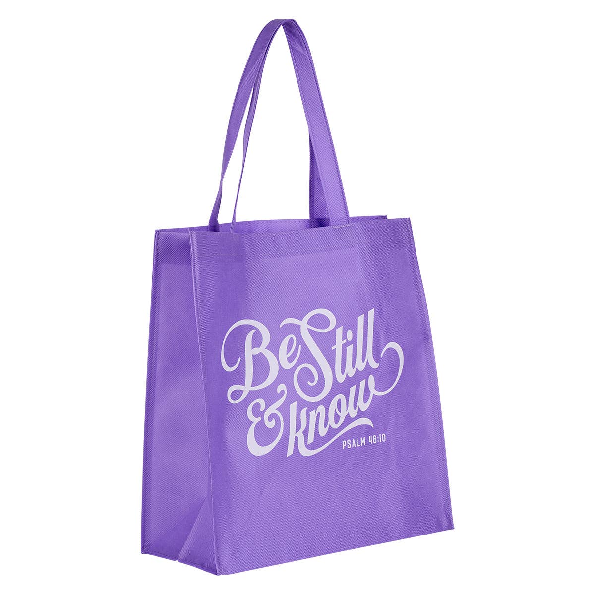 Tote Purple Be Still & Know Ps. 46:10