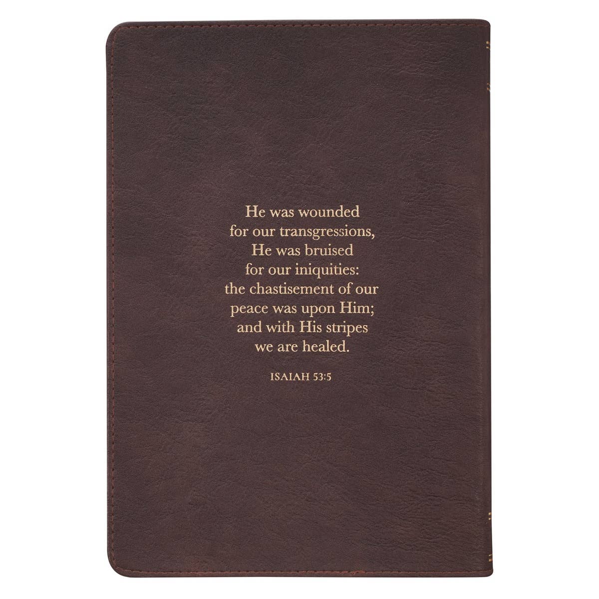 Journal Classic Brown Crown of Thorns/Amazing Grace Isa 53:5