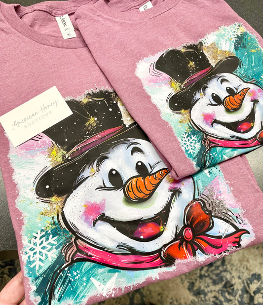 Snowman Tee - Youth & Adult