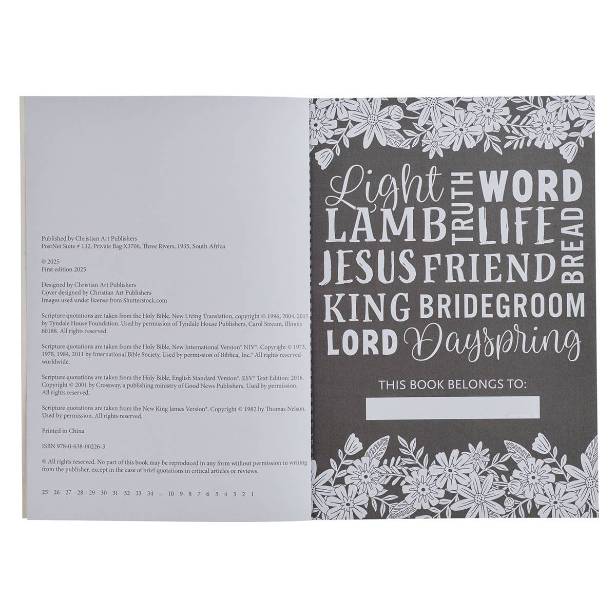 Coloring Book The Names of Jesus