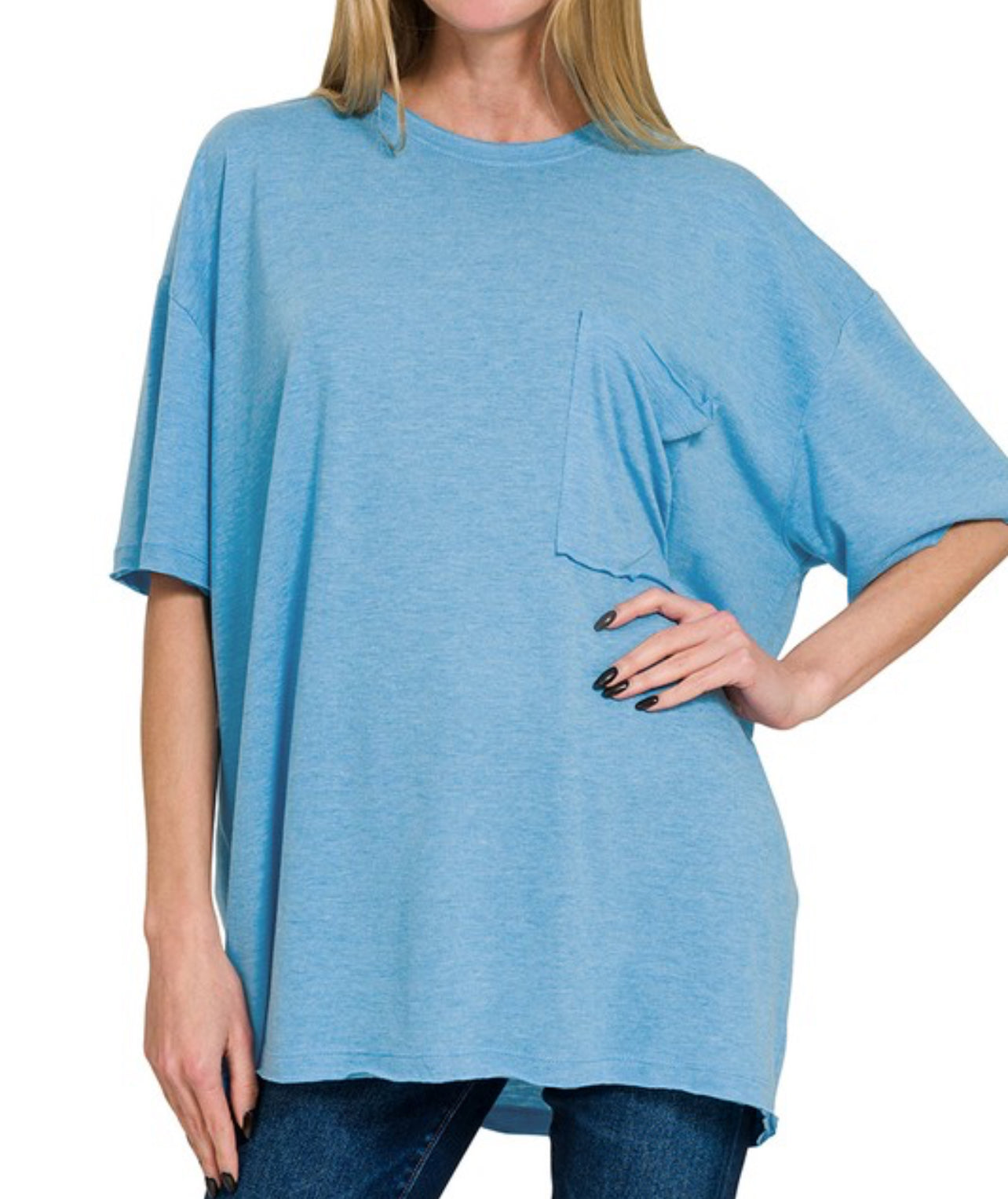 Aqua Boyfriend Tee