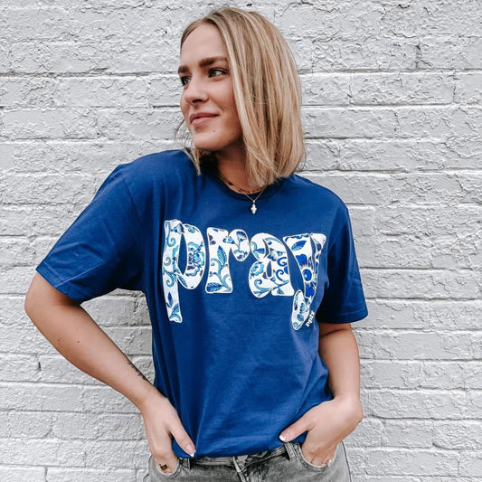 Pray Floral T-shirt