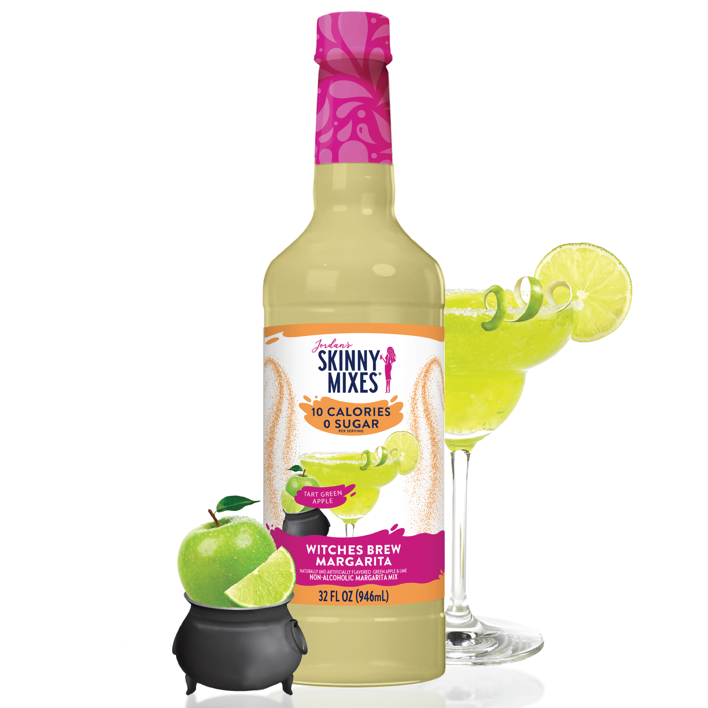 Witches Brew Green Apple Margarita - Sugar Free Mixer - SALE