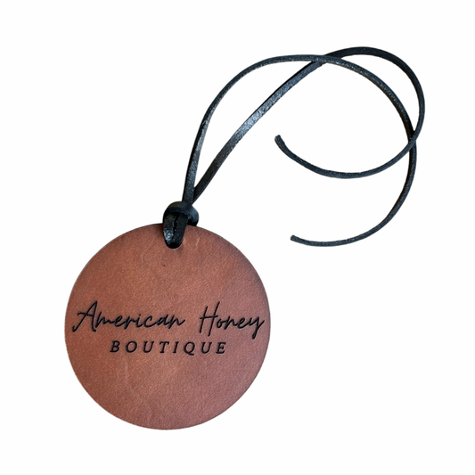 AHB Leather car scent circles