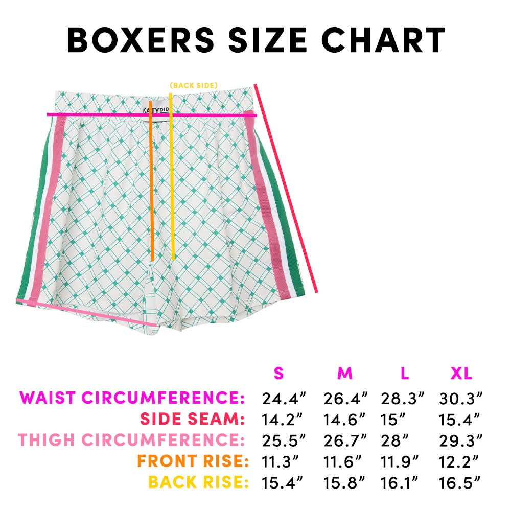 Red Plaid Cute Women's Boxer Shorts