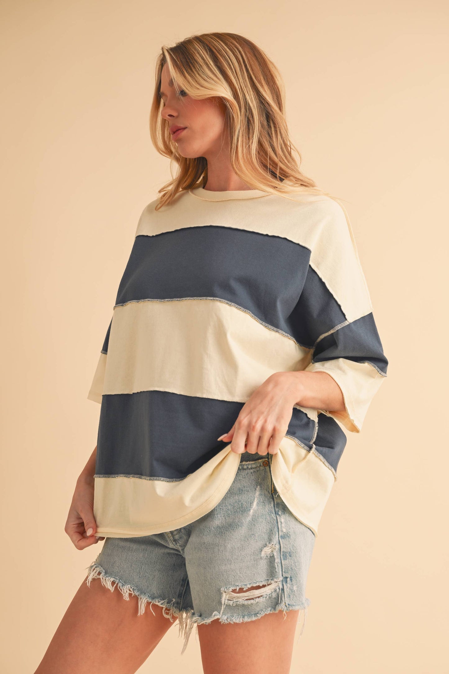 Polly Color Block Top