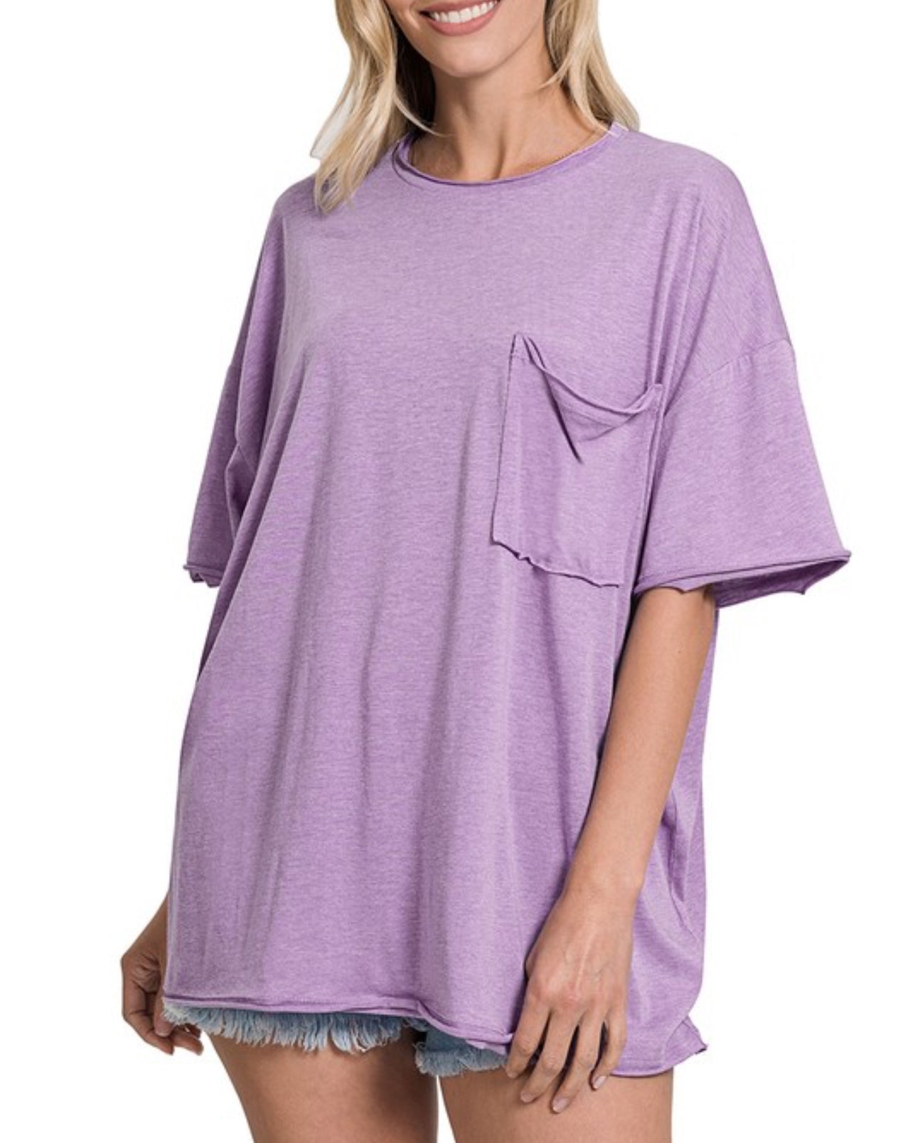Lavender Boyfriend Tee