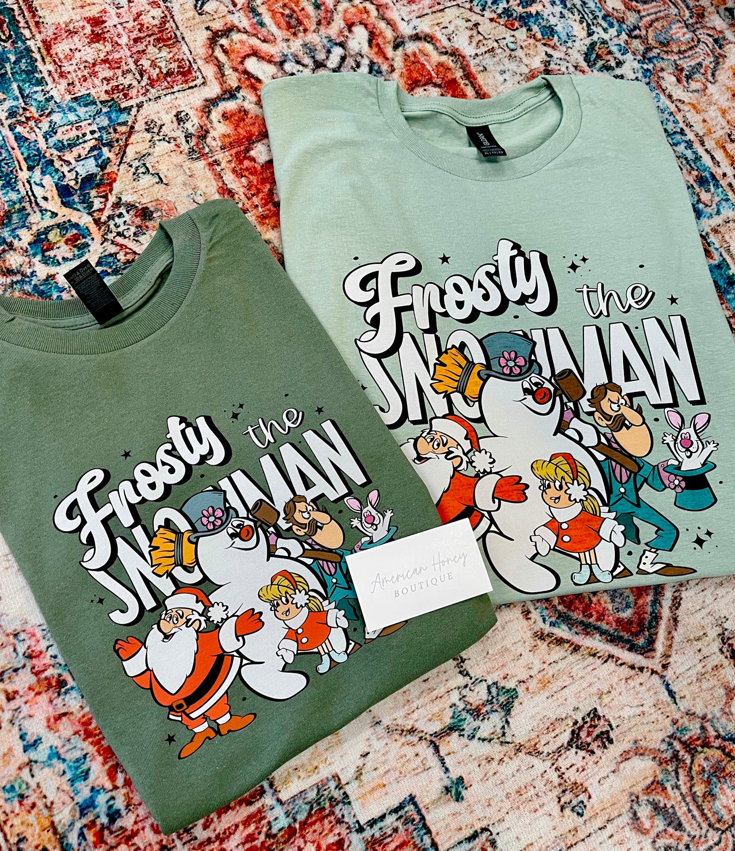 Frosty the Snowman Tee. Youth and Adult
