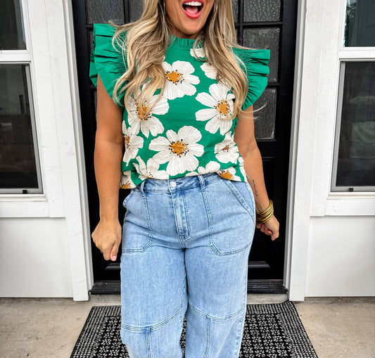 Madeline Ruffle Top