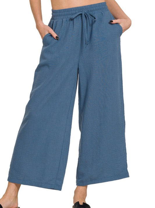 Seaside Wide Leg Pants 🐚