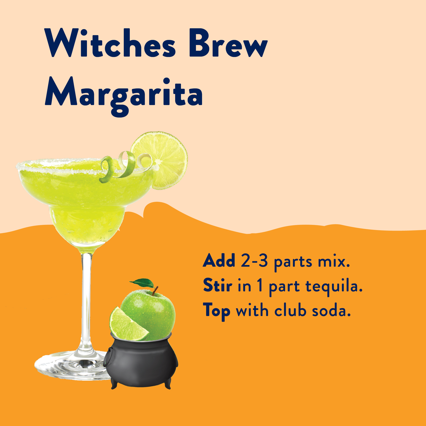 Witches Brew Green Apple Margarita - Sugar Free Mixer - SALE